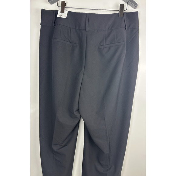 NWT Lane Bryant Perfect Drape High-Rise Wide Leg Pants Black Plus Size 20 Office - Picture 12 of 14